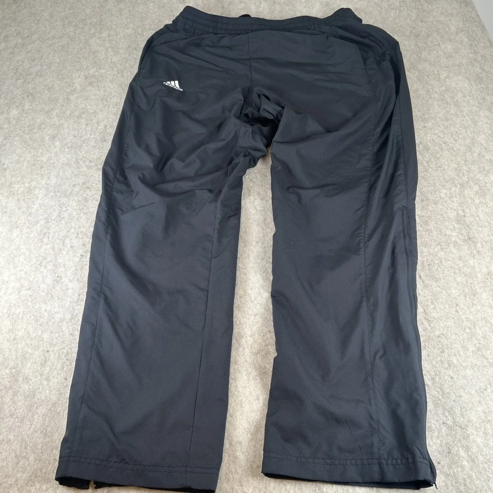 Adidas Men's Track Pants‎ Small Mesh Soccer Lined Football Zip Y2K Grunge